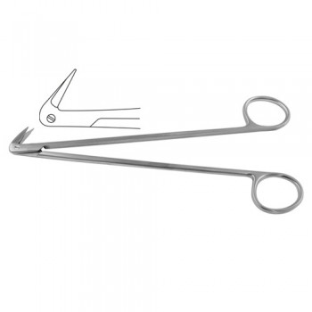 Diethrich-Potts Vascular Scissor Angled 125° - Delicate Blade Stainless Steel, 18 cm - 7"